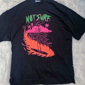 Hot surf Oversized Graphic Tee